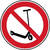 Kickboard fahren verboten Verbotsschild - Verbotszeichen selbstkl. Folie , Größe 10cm