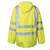 Warnschutzbekleidung Regenjacke, gelb, wasserdicht, Gr. S-XXXXL Version: XXXL - Größe XXXL