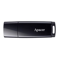 Apacer USB flash disk, USB 2.0, 32GB, AH336, czarny, AP32GAH336B-1, USB A, z osłoną