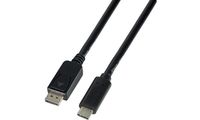 LogiLink USB-C - DisplayPort Anschlusskabel, 3,0 m, schwarz (11116606)