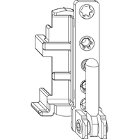 Produktbild zu MACO sarokcsapágy DT130, 12/20 mm, 130 kg, balos, fehér (207915)