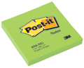 Post-it Notes, 100 feuilles, ft 76 x 76 mm, vert néon