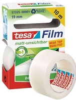 TESA FILM, MATT-UNSICHTBAR, 19 MM X 10 M