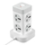 POWER STRIP XO WL21 8X AC SOCKETS, 3X USB-A, 1X USB-C (WHITE)