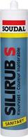 Soudal siliconenkit Silirub S zwart 310 ml