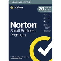 Norton Small Business Premium Antivirus Software 20 Devices 1-year Subscription Includes 500GB of Cloud Storage Dark Web Monitoring Private Browser 24/7 Business Support VPN and...