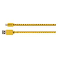 Schwaiger Ladekabel USB 2.0 A>Apple 1,2m Maßband gelb