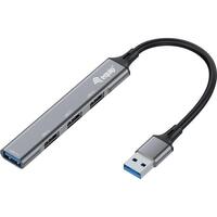 Equip USB-Hub 4-Port 3.0 ->1x3.0,3x2.0 o.Netzteil grau