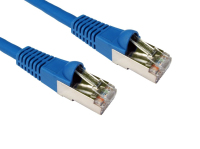 Cables Direct 5m CAT6a, M - M networking cable Blue S/FTP (S-STP)