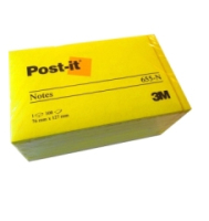 Post-It 655-NY selbstklebendes Etikett Gelb