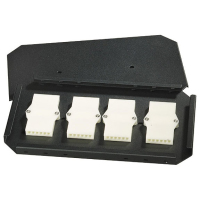Black Box JPM440A adaptador de fibra óptica 4 pieza(s) Blanco
