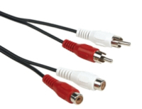Schwaiger CIK5155 533 audio kabel 10 m 2 x RCA Zwart