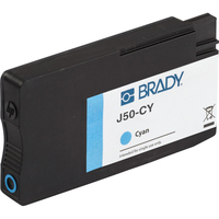 Brady J50-CY inktcartridge Cyaan