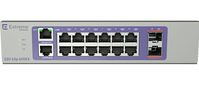 Extreme networks 220-12P-10GE2 Zarządzany L2/L3 Gigabit Ethernet (10/100/1000) Obsługa PoE 1U Brąz, Fioletowy