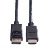 VALUE Câble DisplayPort DP - HDTV, M/M, 2m