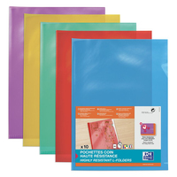 Oxford 100206719 fichier Polyvinyl chloride (PVC) Bleu, Vert, Rouge, Violet, Jaune A4
