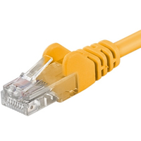 PremiumCord Patch 5E UTP 3m YL Netzwerkkabel Gelb Cat5e U/UTP (UTP)