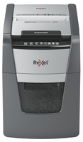 Rexel Optimum AutoFeed+ 100X niszczarka Rozdrabnianie krzyżowe 55 dB 22 cm Czarny, Szary
