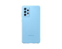 Samsung A72 Silicone Cover Blue pokrowiec na telefon komórkowy 17 cm (6.7") Niebieski