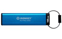Kingston Technology IronKey Keypad 200 USB flash meghajtó 16 GB USB C-típus 3.2 Gen 1 (3.1 Gen 1) Kék