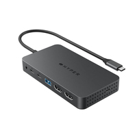 HYPER HD7002GL Schnittstellen-Hub USB 3.2 Gen 1 (3.1 Gen 1) Type-C 10000 Mbit/s Schwarz