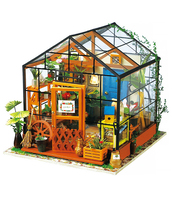 RoboTime DG104 DIY-Miniatur-Haus/Bücherecke DIY-Miniaturhaus