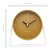 NeXtime Berlin Tisch Quartz clock Rund Gelb