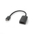 Nedis CCGP64652BK02 video átalakító kábel 0,2 M HDMI A-típus (Standard) USB C-típus Fekete