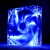 Thermaltake Pure 12 LED Blue Computergehäuse Ventilator 12 cm Transparent