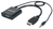 Manhattan 151450 adaptador de cable de vídeo 0,3 m HDMI + 3.5mm VGA (D-Sub) Negro