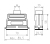 Amphenol C14621R0166004 multipolaire connectorbehuizing Kap