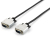 Equip 118866 kabel VGA 20 m VGA (D-Sub) Czarny, Srebrny