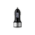 PNY P-DC-1UF1TC-KPD20-RB mobile device charger Universal Black, Silver Cigar lighter Auto