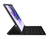 Samsung EF-DT730BBEGGB mobile device keyboard Black Pogo Pin QWERTY UK English