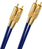 OEHLBACH D1C2015 audio kábel 0,5 M 2 x RCA Kék, Arany
