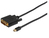 Microconnect MDPDVI1B video átalakító kábel 1 M Mini DisplayPort DVI-D Fekete