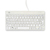 R-Go Tools Ergonomisch toetsenbord R-Go Compact Break, compact toetsenbord met pauzesoftware, AZERTY (FR), bedraad, wit