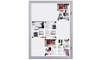 FRANKEN Vitrine d'affichage SECURITY 4 x A4, ininflammable (70011057)