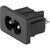 Schurter IEC-Steckverbinder C8 250 V, Gerade, Stecker, 2.5A, Leiterplatte