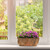 Relaxdays Blumenkasten mit Griffen, 3 versch. Größen, für Garten, Balkon & Fensterbank, Dekoblumentopf mit Folie, natur