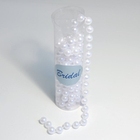 Pearl Bead Chain: 3m x 14mm: White