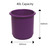 Stackable Ingredient Bin - 40 Litre - Red