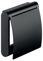KEUCO 14960370000 Toilettenpapierhalter PLAN mit Deckel schwarz