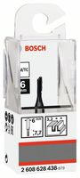 Bosch 2608628438 Nutfräser, 6 mm, D1 3,2 mm, L 7,7 mm, G 51 mm
