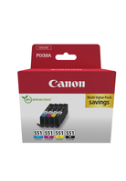 CANON Multipack Tinte BKCMY CLI-551PACK PIXMA MG5450 7ml