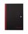 Black n Red Notebook Casebound 90gsm Narrow Ruled 192pp A4 Ref 100080474 [Pack 5]