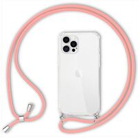 NALIA Necklace Cover with Band compatible with iPhone 12 Pro Max Case, Transparent Protective Hardcase & Adjustable Holder Strap, Easy to Carry Crossbody Phone Bumper Slim Skin ...