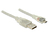Anschlusskabel USB 2.0 A Stecker an USB 2.0 Micro-B Stecker, transparent, 3m, Delock® [83902]