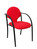 Pack 2 sillas Hellin chasis negro bali rojo