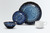 Teller flach Amelina; 26 cm (Ø); blau; rund; 6 Stk/Pck